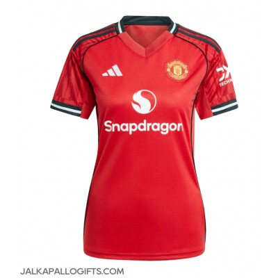 Manchester United Matthijs de Ligt #4 Kotipaita Naiset 2025-26 Lyhythihainen Manchester United Matthijs de Ligt #4 Kotipaita Naiset 2025-26 Lyhythihainen